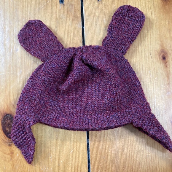 Handmade Knitted Soft Wool Winter Hat - Picture 3 of 3